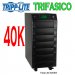 TRIPP LITE SU40KX, UPS en línea doble conversión 40000VA/32000W 220-415V 5.5-13min (torre). Entrada y salida tipo Hardwire. Entrada de 3 fases