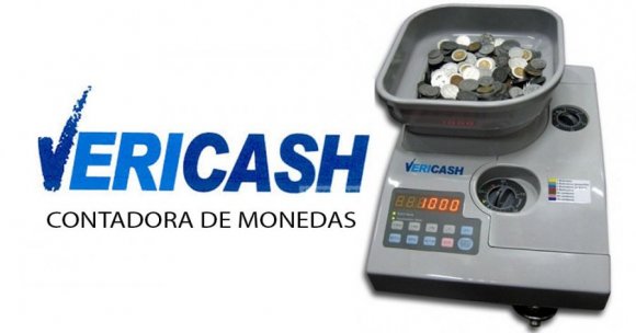 Vericash VC2000, CONTADORA DE MONEDAS UNIVERSAL, CUENTA SUMA Y CLASIFICA MONEDAS; VELOCIDAD DE 2300 MONEDAS POR MINUTO; BANDEJA CON CAPACIDAD DE 4000 MONEDAS, FUNCIONES DE CONTEO CONTINUO Y AGRUPACIÓN.