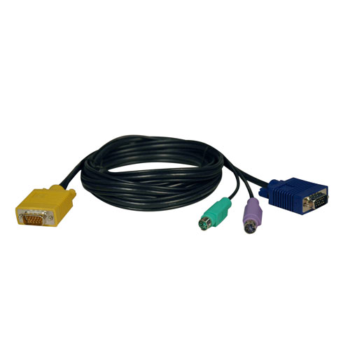 para serie B020-008//016 PS//2 - Switch KVM 6 pies Macho//Mac 6 pies 3 en 1 B022-016 y serie de escritorio B022 de 1.83 m PS//2 Tripp Lite Juego de Cable de Multiplexor KVM PS//2 HD15 2x MiniDIN-6 HD15 B022-016 y serie de escritorio B022 de 1.83 m