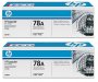 HP CE278AD, TONER HP DUAL (2 unidades) NEGRO P7LASERJET P1606DN / M1536DNF (2.100 pginas aprox.)