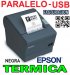 Epson TM-T88V, PARALELO Y USB, CORTADOR AUTOMATICO, especialmente diseñada para los entornos de servicio de alimentos y comercio minorista, ofrece más velocidad, funciones y confiabilidad que nunca, 220 VOLTIOS, Color Negra, QR CODE, a pedido