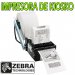 ZEBRA KR203, Impresora de Recibos para Kiosko, Imprime recibos legibles alta calidad, Montaje Flexible gracias a su reducido tamaño, Térmica, USB, Ideal para Impresión de cupones, vouchers, facturas y recibos, autoserv., etc., Carga de suministro autom.