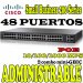Cisco Small Business SLM2048PT-NA, 200 Series, 48 ports, Administrable, SG200-50P, 10/100/1000 MPS, 48Gbit/s, 2 miniGBIC combinados, 1U rack-mountable, POE