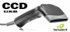 Bematech BR-400, Lector de Codigo de Barra CCD, USB (Modelo nuevo, reemplaza al BR-310), CCD, 150 scans/seg, con el mejor costo/beneficio del mercado, ideal para cualquier tipo de negocio, Activador de lectura y retroalimentación audiovisual, 1,65 metros