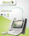 Denwa DW-800, Teléfono IP, Gama Alta, Empresarial, ANDROID Video Telefono, 4 VoIP, 7” TFT LCD Touch Screen, HD Codec, HD Sonido, HD handset, 800x480 y PnP auto-provisioning, Variadas aplicaciones y Facil Configuración