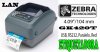 Zebra GK420T LAN, Impresora de Etiquetas de 4.09”/104 mm, USB, RS232, Paralelo, Ethernet, Método de impresión: térmica directa y transferencia térmica, Alto durabilidad y confiabilidad, Velocidad 127 mm/seg , Resolución 203 dpi