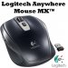 Logitech Mouse Anywhere 910003259, casi cualquier superficie con Logitech® Darkfield Laser Tracking™, ergonómico compacto-Desplazamiento supet rápido-Botones para el pulgar integrados, Tecnología inalámbrica avanzada de 2,4 GHz de Logitech®
