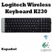 Logitech Wireless Keyboard K230 920004424, El teclado compacto que añade diversión a las funciones básicas con todas las teclas estándar; fiabilidad, tecnología inalámbrica 2,4 GHz de largo alcance con el minúsculo receptor Logitech Unifying