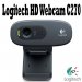 Logitech Webcam C270 960000694, 720px, Video llamadas con gran claridad en formato 16:9 de pantalla completa. Graba y haz video llamadas en alta definición, Fotos nítidas de 3 Megapíxeles, Corrección automática, Micrófono integrado con reducción de ruido