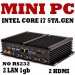Hystou MINI PC INDUSTRIAL FMP05B-i7-5500u, Intel® Core™ i7-5500U Processor (4M Cache, up to 3.0 GHz, 2.4GHz), RAM: 2G/4G/8G/16G(2*8G), Solo Discos 2*mSATA / 1*SATA SSD/HDD, HD 5500, support ultra HD 4K, Wireless 300MBps, Windows 7, 8 & 10, Linux Compatibl