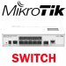 Mikrotik Switch CRS212-1G-10S-1S+IN, Smart Switch, 1x Gigabit LAN, 10x SFP cages, 1x SFP+ cage, LCD, 400MHz CPU, 64MB RAM, Metal desktop case, RouterOS L5