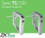 ZKTEKO TS2111, Torniquete bidireccional con Panel de Acceso, y Lectores RFID, 30.000 Usuarios, 100.000 Registros, RS485 y TCP/IP, 220 VAC