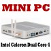 Hystou MINI PC FMP01B-1037UA, Intel® Celeron® Processor 1037U (2M Cache, 1.80 GHz), Dual Core 4 Threads, Soporta RAM: 2G/4G/8GGB, Soporta Discos mSATA / SATA SSD, Intel HD Graphics, Wireless 300MBps, Windows 7, 8 & 10, Linux Compatible
