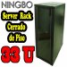 Ningbo 33U PE663325100, SERVER RACK CERRADO 33U, NEGRO METALICO 600*600 MM , Medidas: 1,60Mx60CMx60CM, PUERTAS: DELANTERA VIDRIO TEMPLADO AHUMADO CHAPA,  POST. MICROPERFORADA CHAPA, LATERALES DESMONTABLES,  INCLUYE: RUEDAS MVILES Y PIES ANTIDESLIZANTES