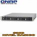 QNAP TS-431U, QNAP 4-bay 1U iSCSI NAS, Hot-swappable Freescale ARM Cortex-A9 dual-core 1.2GHz, 1GB RAM, SATA 6Gb/s, 2x GbE LAN, 4 x USB 3.0, 1 x USB 2.0, HDD hot-swappable, single 250W PSU, without rail kit, NO HD