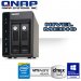 QNAP TS-253-PRO, Pro 2-Bay Professional-grade NAS, Intel Celeron Quad Core 2.0GHz, 2GB DDR3L RAM (max 8GB), SATA 6Gb/s, 2 Giga LAN, Read 224MB/s, Write 222MB/s, hard.transcoding, HDMI, XBMC, Virtualization Station, Surveillance Station, NO HD