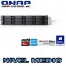 QNAP TS-1263U-4G, 2U 12-Bay NAS, AMD 2.0GHz Quad Core, 4GB DDR3L RAM (max 16GB), SATA 6Gb/s, 4 x GbE LAN, 1 x SFP+ 10GbE (upgradable to 2 x 10GbE), Hardware Encryption, Virtualization Station, Surveillance Station, NO HD