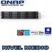 QNAP TS-1263U-RP-4G, 2U 12-Bay NAS, AMD 2.0GHz Quad Core, 4GB DDR3L RAM (max 16GB), SATA 6Gb/s, 4 x GbE LAN, 1 x SFP+ 10GbE (upgradable to 2 x 10GbE), Redundant PSU, Hardware Encryption, Virtualization Station, Surveillance Station, NO HD