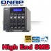 QNAP TVS-471-i3-4G, 4-bay NAS, Intel Core i3-4150 3.5 GHz Dual Core, 4GB DDR3 (Max. 10GB), 4 x GbE LAN, 10GbE Ready via optional PCI-E NIC, Virtualization Station, QvPC with 4K display, HDMI out with XBMC, Surveillance Station, NO HD