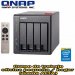 QNAP TS-451+-8G, 4-Bay Next Gen Personal Cloud NAS, Intel Celeron Quad-Core 2.0GHz, 8GB DDR3L RAM (max 8GB), SATA 6Gb/s, 2 Giga LAN, hardware transcoding, HDMI out with Kodi, Virtualization Station, Surveillance St, QNAP remote included, NO HD
