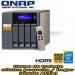 QNAP TS-453A-4G, 4-Bay Prof.NAS, Intel Celeron N3150 Quad Core 1.6GHz (up to 2.08GHz), 4GB DDR3L RAM max 8GB, SATA 6Gb/s, 4xGbE, AES-NI, transcoding 4K H.264, 4K HDMIr, 2xHDMI, Virt.ST, Surve.ST, max 1 UX exp.unit, 2x 6.3mmMIC In, 1x Line out, NO HD