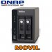 QNAP VS-2108-PRO+, 2 Bay NVR, 8CH, VMS built-in, IP Surveillance, 195Mbps Megapixel Recording, Intel Dual Core 2.6GHz CPU, 4GB RAM, SATA 6Gb/s, High Definition Local Display, NO HD