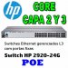 HP E2920-24G-POE+, J9727A, Switch POE, Core de 24 puertos 10/100/1000, 4 pto doble función RJ-45 o transceivers SFP, Capa 2 y capa 3 con enrutamiento estático y RIP, ADM,web/consola, conmutación 128Gbps, Opcional 4 pto. 10GbE con módulos adicionales