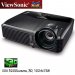 ViewSonic PJD6243d, Proyector XGA 3200Lumenes, 3D, Resolución 1024x768, 3000:1, Proyección 30”-300”, 1.3M-11M, 240W, HDMI 1.3, MOD ALT, DLP, RJ45