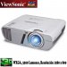 ViewSonic PJD6552LWS, PROYECTOR WXGA, 3200 Lumenes, Resolución 1280X800, Contraste 22,000:1, Tiempo de vida 10,000 Hrs, RGB, RCA, S- Video, HDMI 1.4, Mini Type B, RJ45
