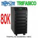 TrippLite SU80KX/40C, UPS  trifásica de torre de 80,000 VA 80kVA ON LINE arquitectura modular redundante N+1, Constituido por 4 Modulos de 20KVA; Autonomía a Plena 64.000W 3,5 minutos / Media Carga(32.000W) 9,6 minutos con el módulo de baterías incluido