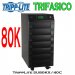 TrippLite SU80KX/40C, UPS  trifsica de torre de 80,000 VA 80kVA ON LINE arquitectura modular redundante N+1, Constituido por 4 Modulos de 20KVA; Autonoma a Plena 64.000W 3,5 minutos / Media Carga(32.000W) 9,6 minutos con el mdulo de bateras incluido