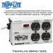 TrippLite IB4-6/220, Supresor de sobretensiones Isobar 220V, Proteccin Premium contra sobretensiones, picos de tensin y ruido en la lnea, 4 tomacorrientes/cable de 1.83 m [6pies]