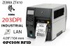 ZEBRA ZT410 203 DPI, Impresora de Etiquetas LAN, 203 DPI, Velocidad 102mm/Seg, Soporta impresión de 4 pulgadas, Ideal para Fábricas y Empresas de Transporte y Logística, con opción de impresión de tags RFID, USB, RS232, Red Ethernet, Wireless Bluetooth
