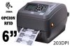 ZEBRA ZD500R, Impresión y Codificación de Etiquetas RFID (UHF), impresión de 6 pulgadas, Ideal para Fábricas y Empresas de Transporte y Logística, opción de impresión de tags RFID, Velocidad de 102 mm/ seg, USB, RS232, Red Ethernet , Wifi Opcion, 203 DPI