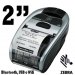 ZEBRA iMZ220, Impresora Portatil 2”, Bluetooth, USB o Wifi, Impresora Portatil Térmica de Recibos y Facturas, Soporta papel de hasta 1,9 pulg./48,3 mm de ancho, Compatible con dispositivos móviles iOS (iPad, iPhone, iPod), Android y Windows