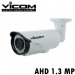 Vicom VIR-AHD4030BL13M, CAMARA AHD BALA, 1.3 MEGAPIXELES SONY CMOS, LENTE VARIFOCAL 2.8-12MM, DÍA /NOCHE ICR, ATW, BLC, IR 20M, IP66, DC12V