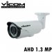 Vicom VIR-AHD4030BL13M, CAMARA AHD BALA, 1.3 MEGAPIXELES SONY CMOS, LENTE VARIFOCAL 2.8-12MM, DA /NOCHE ICR, ATW, BLC, IR 20M, IP66, DC12V