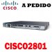 Cisco Router CISCO2801, Router 2800 Series ISR, Cisco 2801 router 2801 w/AC PWR, 2FE, 4slots(2HWIC), 2PVDM, 2AIM, IP BASE, 128F/384D