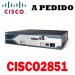 Cisco Router CISCO2851, Cisco 2851 Router 2800 Series ISR, Cisco 2851 router 2851 w/ AC PWR, 2GE, 4HWIC, 3PVDM, 1NME-XD, 2AIM, IP BASE, 128F/512D