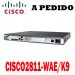 Cisco Router CISCO2811-WAE/K9 Cisco 2800 Router WAE Bundle, 2811, NME-WAE-502-K9, WAAS Trans, ASK9 ASK9, 128F/512D