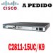 Cisco Router C2811-15UC/K9 Cisco 2800 Router, 2811 w/ PVDM2-32, AIM-CUE, 15 CME/CUE/Ph lic, SP Serv, 128F/512D