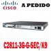 Cisco Router C2811-3G-G-SEC/K9 Cisco 2800 Router 3G Security Bundle, Cisco 2811, HWIC-3G-GSM, 128F/512D DRAM, Adv Security