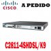 Cisco Router C2811-4SHDSL/K9 Cisco 2800 Router 4SHDSL Bundle, 2811 4-pair G.SHDSL bundle, HWIC-4SHDSL, SP Svcs, 128F/512D