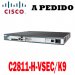 Cisco Router C2811-H-VSEC/K9 Cisco 2800 Router Voice SEcurity Bundle, 2811H.Perf. VSEC: AIM-VPN2/SSL, PVDM2, CCME/SRST, AIS, 256F/512D