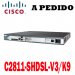 Cisco Router C2811-SHDSL-V3/K9 Cisco 2800 Router SHDSL Bundle, 2811 DSL bundle, WIC-1SHDSL-V3 (4-wire), SP Svcs, 128F/512D