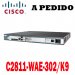 Cisco Router C2811-WAE-302/K9 Cisco 2800 Router WAE Bundle, 2811, NME-WAE-302-K9, WAAS Trans, ASK9 ASK9, 64F/256D