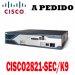 Cisco Router CISCO2821-SEC/K9 Cisco 2800 Router Security Bundle, 2821 Security Bundle, Adv Security, 128F/512D