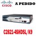 Cisco Router C2821-4SHDSL/K9 Cisco 2800 Router 4SHDSL Bundle, 2821 4pair G.SHDSL bundle, HWIC-4SHDSL, SP Svcs, 128F/512D