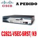 Cisco Router C2821-VSEC-SRST/K9 Cisco 2800 Router SRST Security Bundle, 2821 VSEC Bundle w/PVDM2-32, FL-SRST-50, Adv IP Serv, 128F/512D