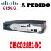Cisco Router CISCO2851-DC Cisco 2851 DC Router, 2851 w/ DC PWR, 2GE, 4HWIC, 3PVDM, 1NME-XD, 2AIM, IP BASE, 128F/512D